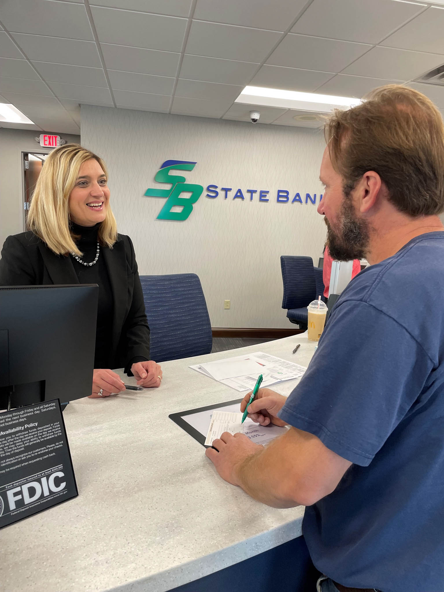 Shane at State Bank 